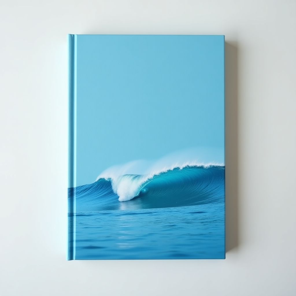 Mindfulness guide book with ocean cover